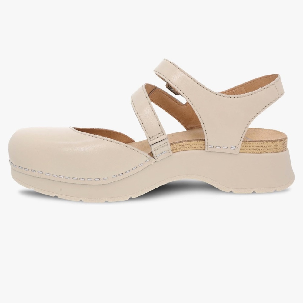 Dansko Womens Slip On Rissa Closed Toe Shoe In Ivory 37 (6.5-7) - Picture 2 of 14